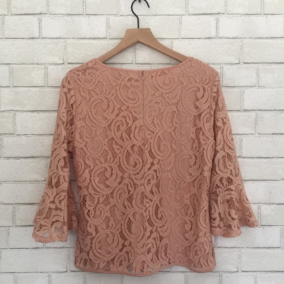 Lace Top With Bell Sleeves - Picture 4 of 7